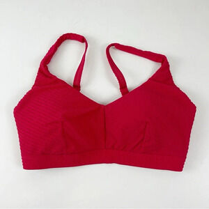 NEW Sea Level Swim Bikini Top Women’s Size 4 US Red Underwire Bralette NWOT